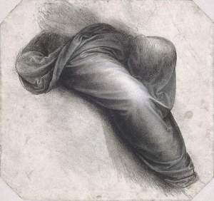 By Da Vinci - A study of tight garments on legs