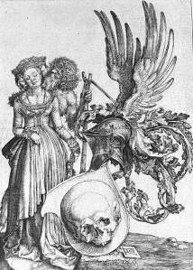 By Dürer - The death with the skull and the winged helmet