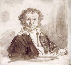 By Rembrandt - Self-portrait
