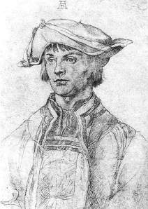 By Dürer - Lucas van Leyden portrayed