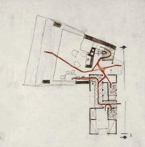 By Gropius, Walter A. G. - A draft for a dwelling