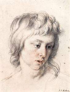 By Rubens - Head of a young