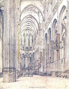 By Saenredam - Interior of St Martin's Cathedral