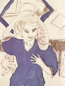 By Kirchner - The girl of the blue dress