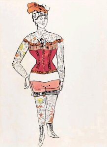 By Warhol - A design for a tattooed girl