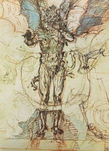 By Cardi, Ludovico - Lucifer. 'The Divine Comedy' by Dante Alighieri