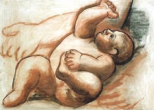 By Picasso - The playful baby